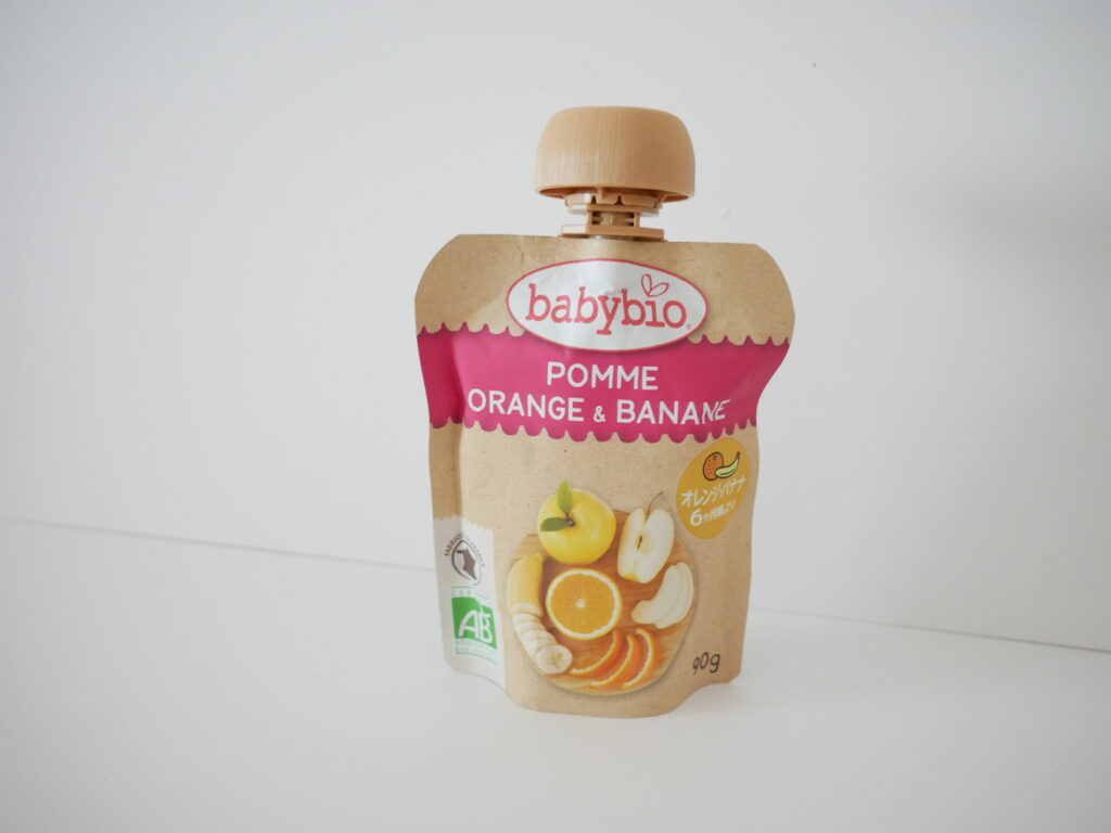 babybioのオーガニックスムージー。果物と野菜のピューレのみで作られた無添加スムージー