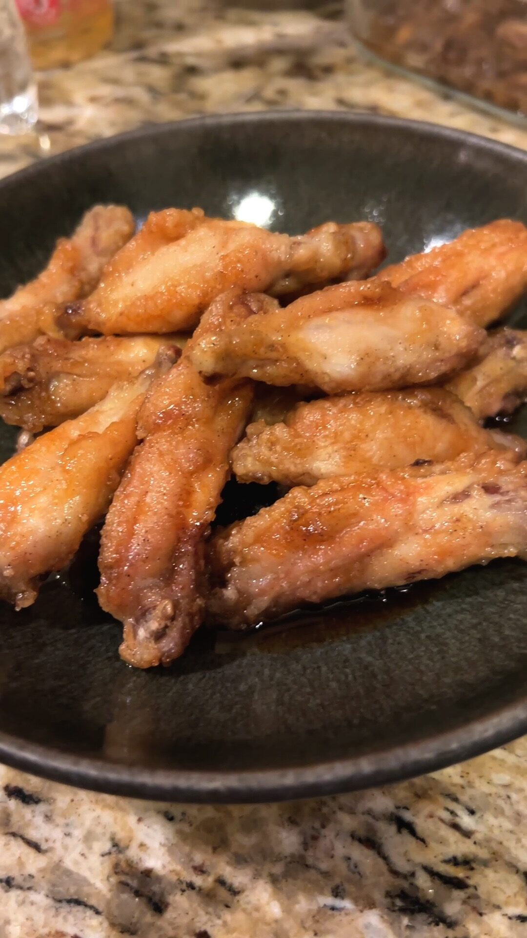 手羽中の甘辛チキン
