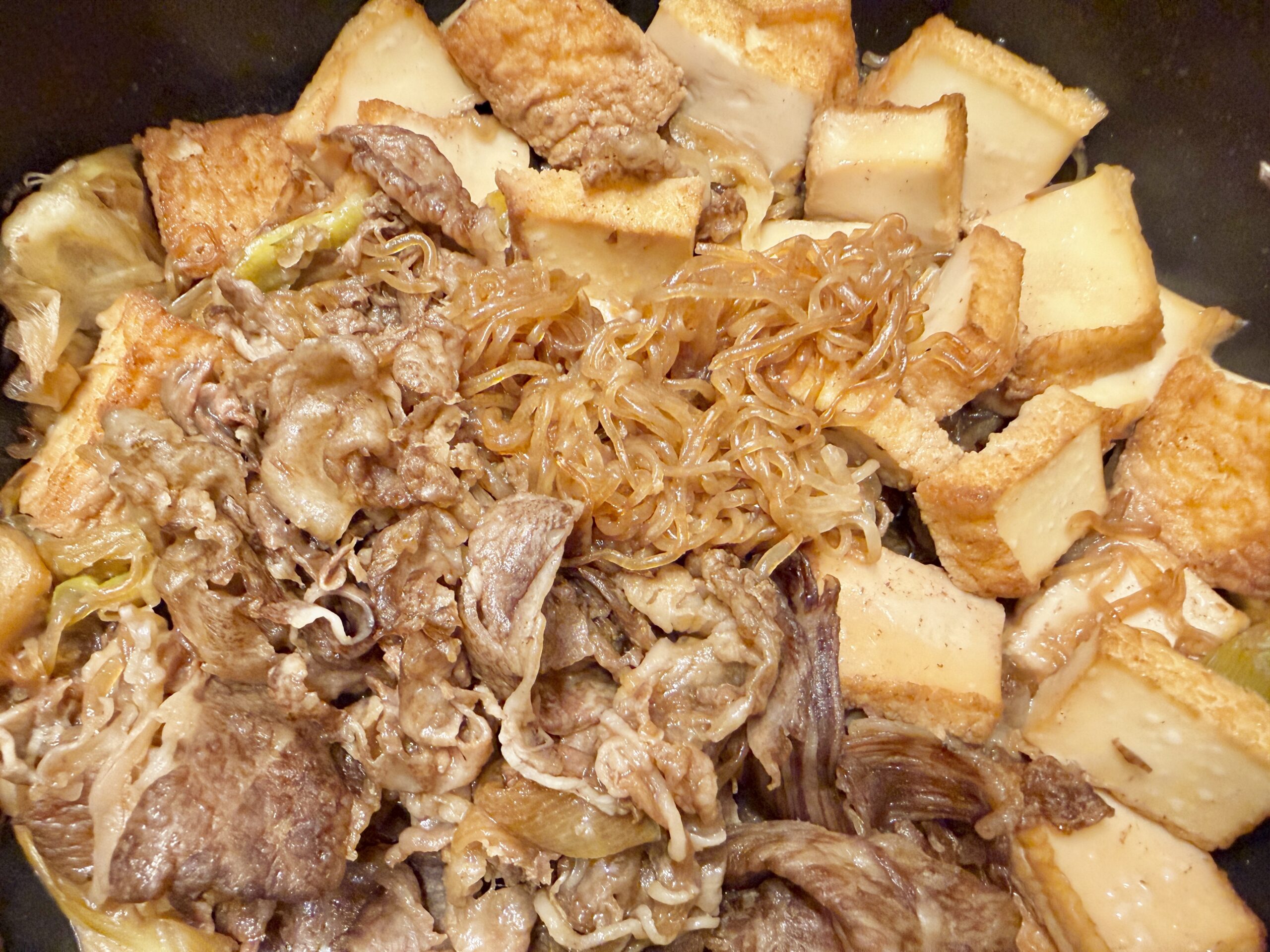 厚揚げと牛肉の甘辛煮 レシピ 完成 人気おかず