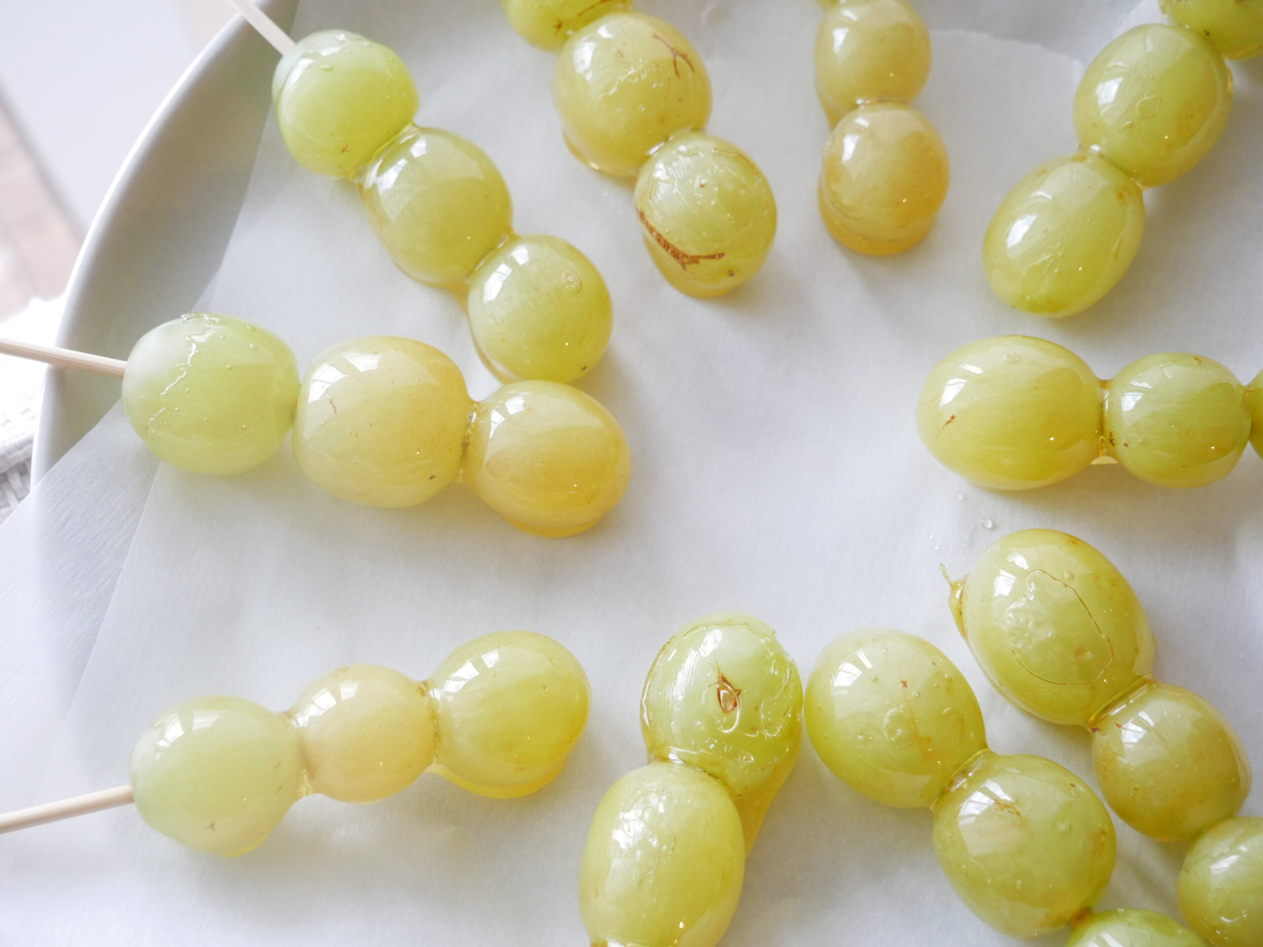 Freshly Made Grape Tanghulu
