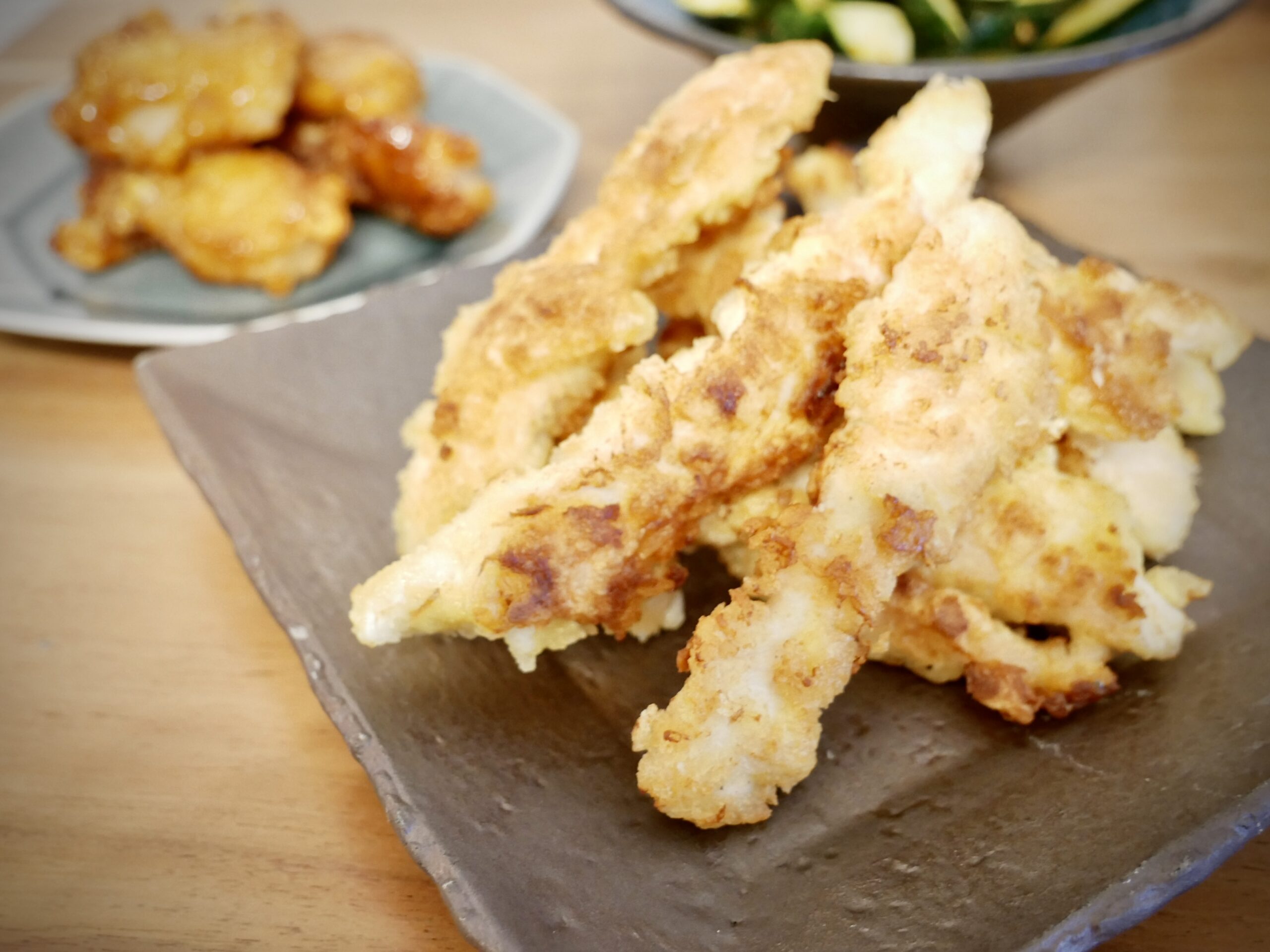 コストコのさくらどり すじ切りささみで作ったささみフライ