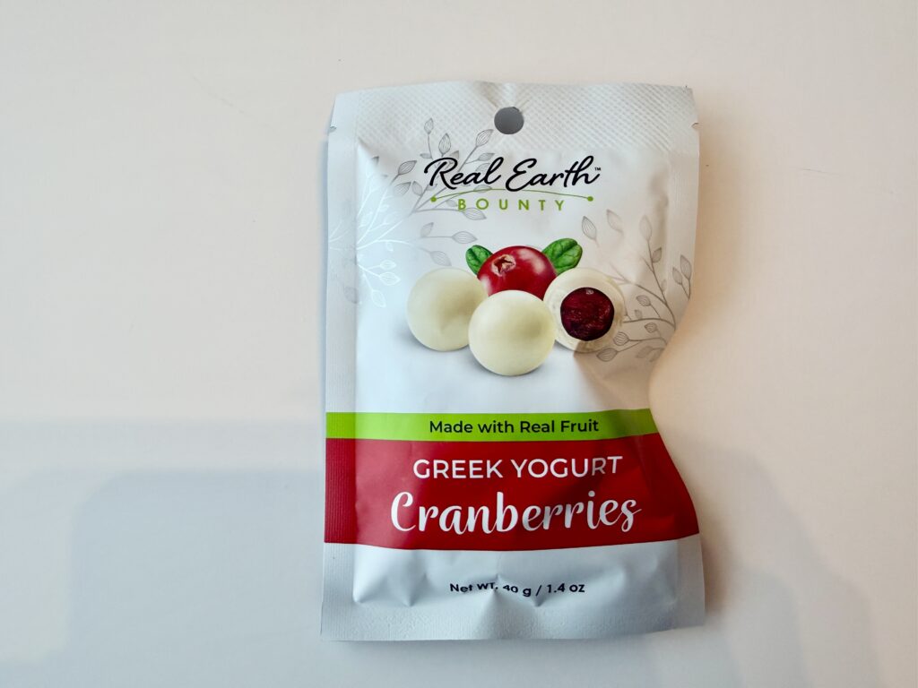 Real Earth Bountyクランベリー味のパッケージ