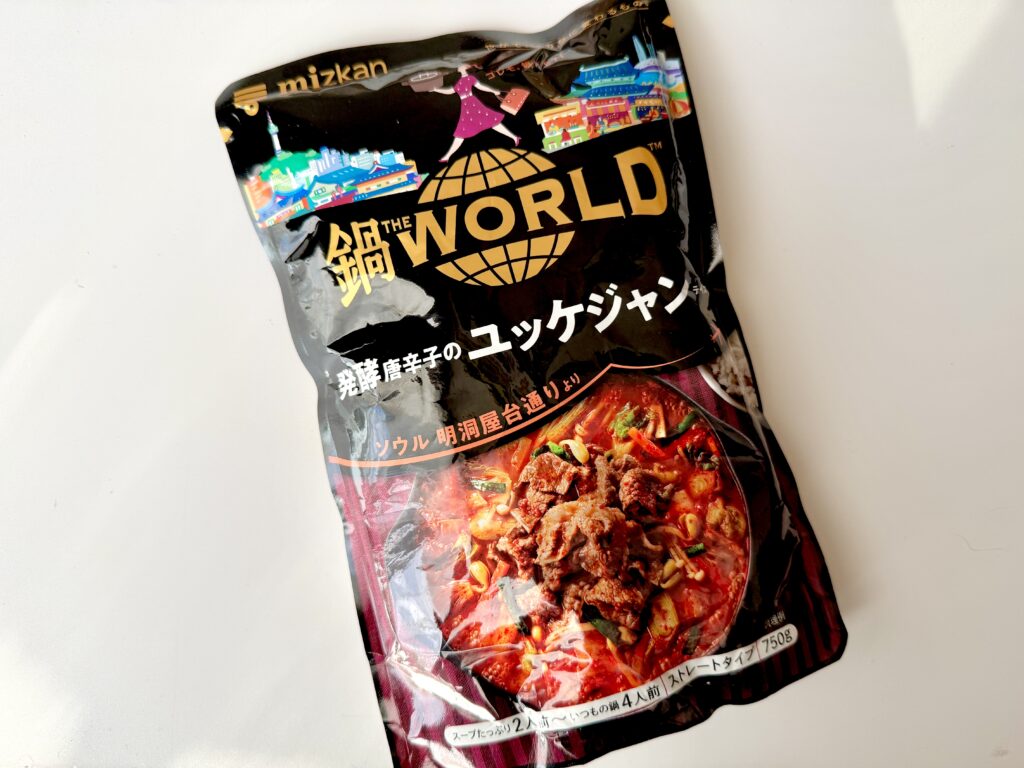 鍋THE WORLD 発酵唐辛子のユッケジャンチゲ 鍋スープ パッケージ