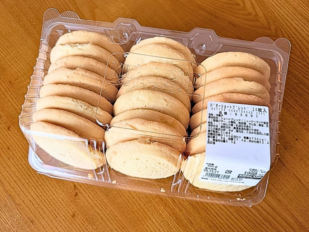 コストコ ショートブレッド 2025｜バターたっぷりの丸いショートブレッド