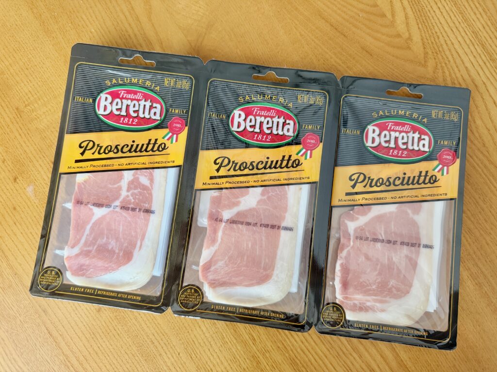コストコで購入したBeretta(ベレッタ)の生ハム プロシュート
