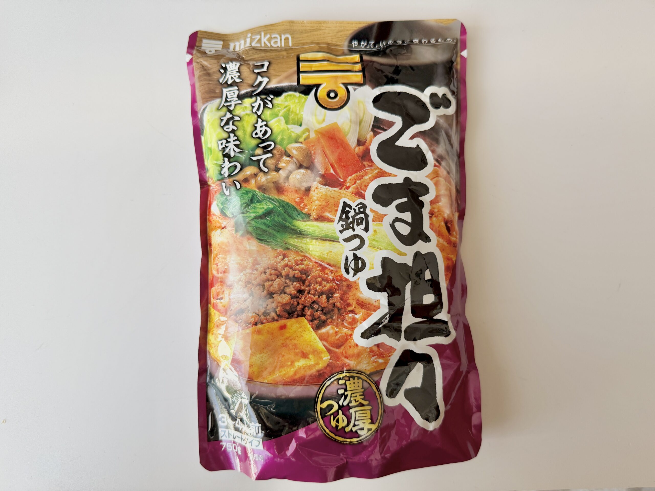 ミツカン ごま担々鍋つゆ パッケージ外観