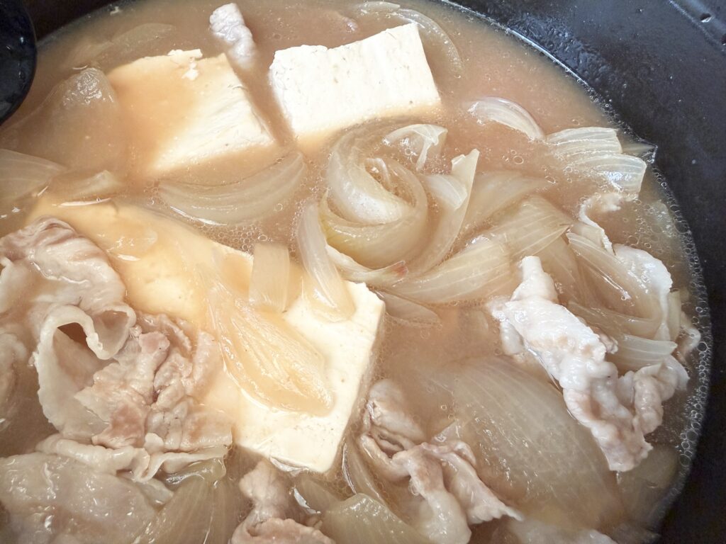 無水豚汁の完成写真