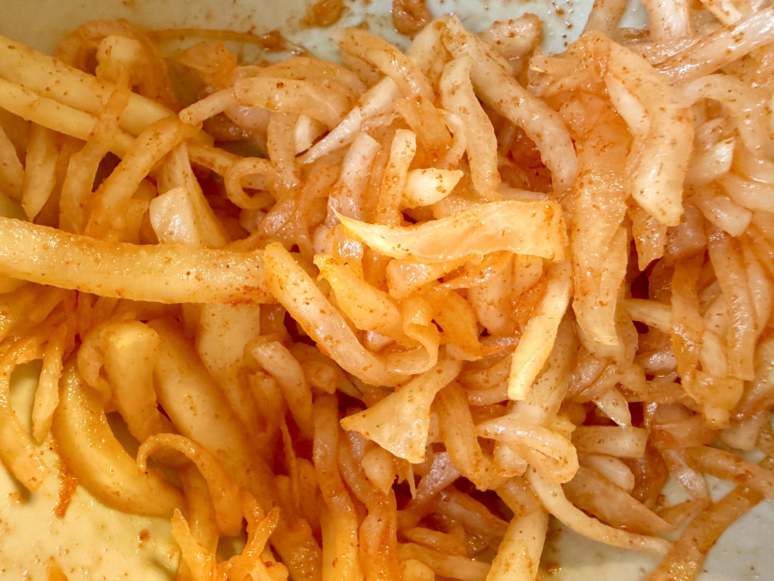 ムセンチェの作り方｜大根を韓国唐辛子で和える