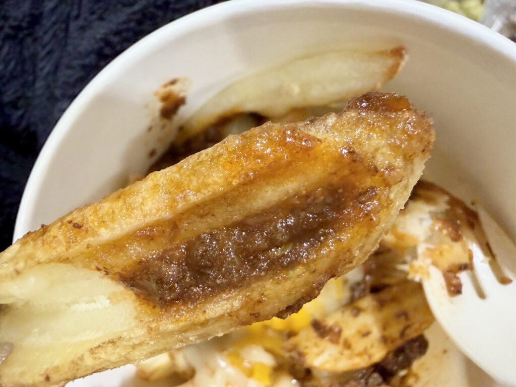 コストコ ボロネーゼポテト ポテト断面 ソース 実食