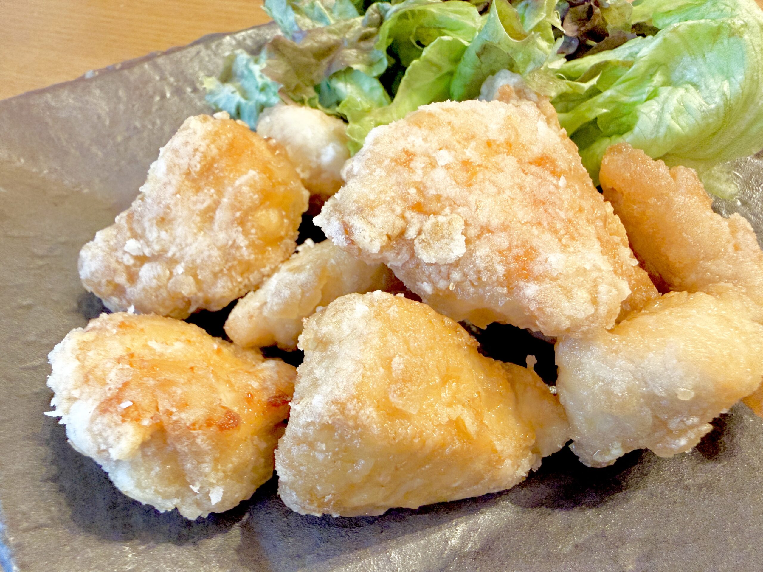 鶏胸肉で作った唐揚げの完成品