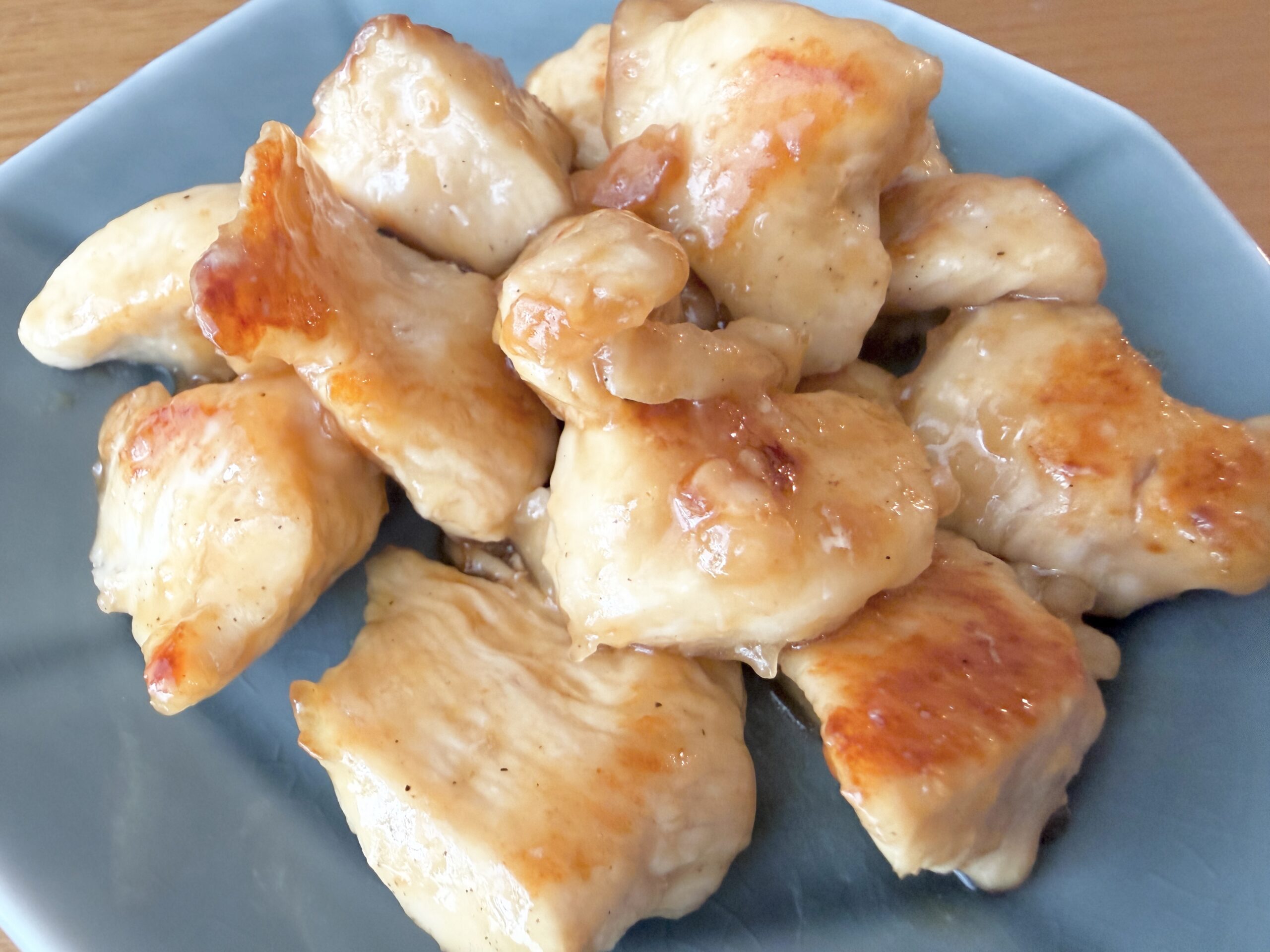 鶏むね肉の甘酢焼き完成