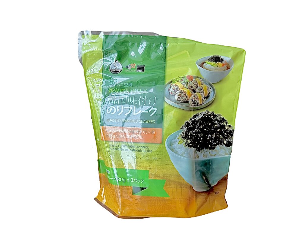 コストコ 韓国海苔フレーク パッケージ