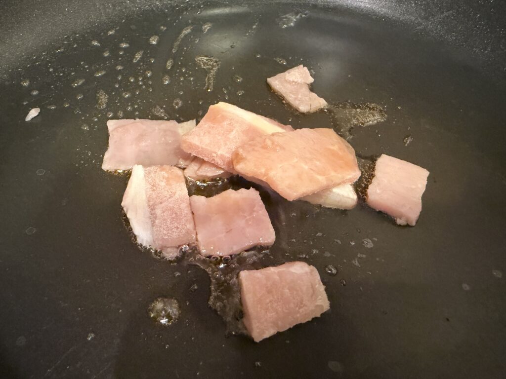 韓国トースト ハム フライパン 調理