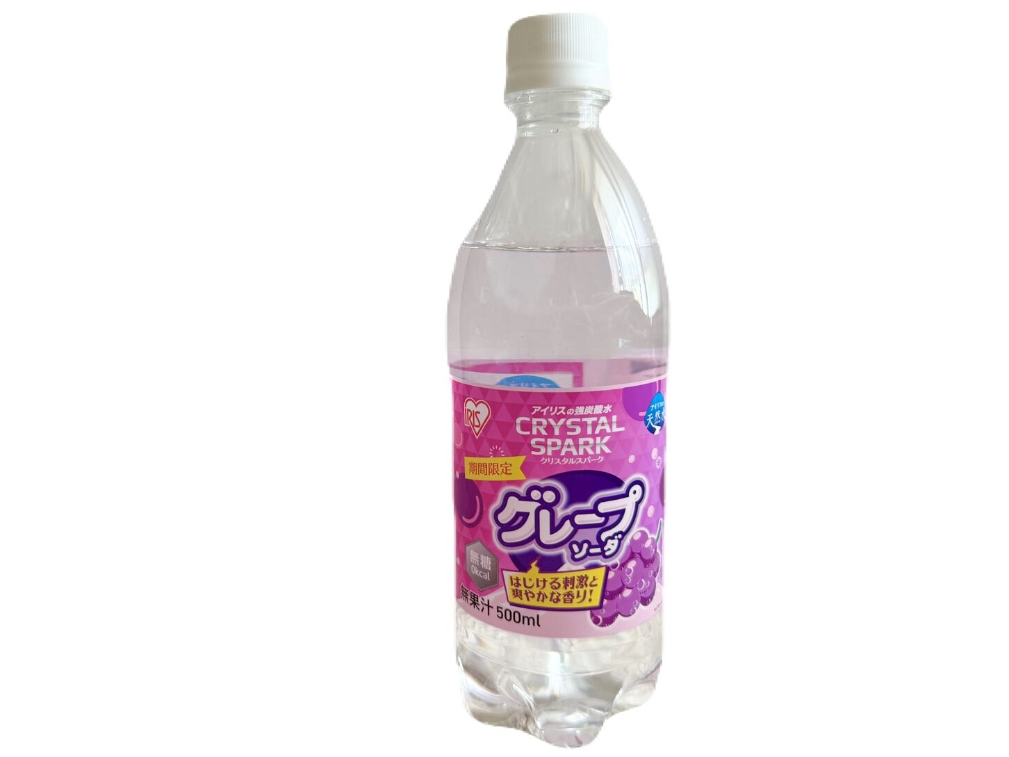 クリスタルスパーク グレープソーダ 炭酸水 無糖 カロリーゼロ