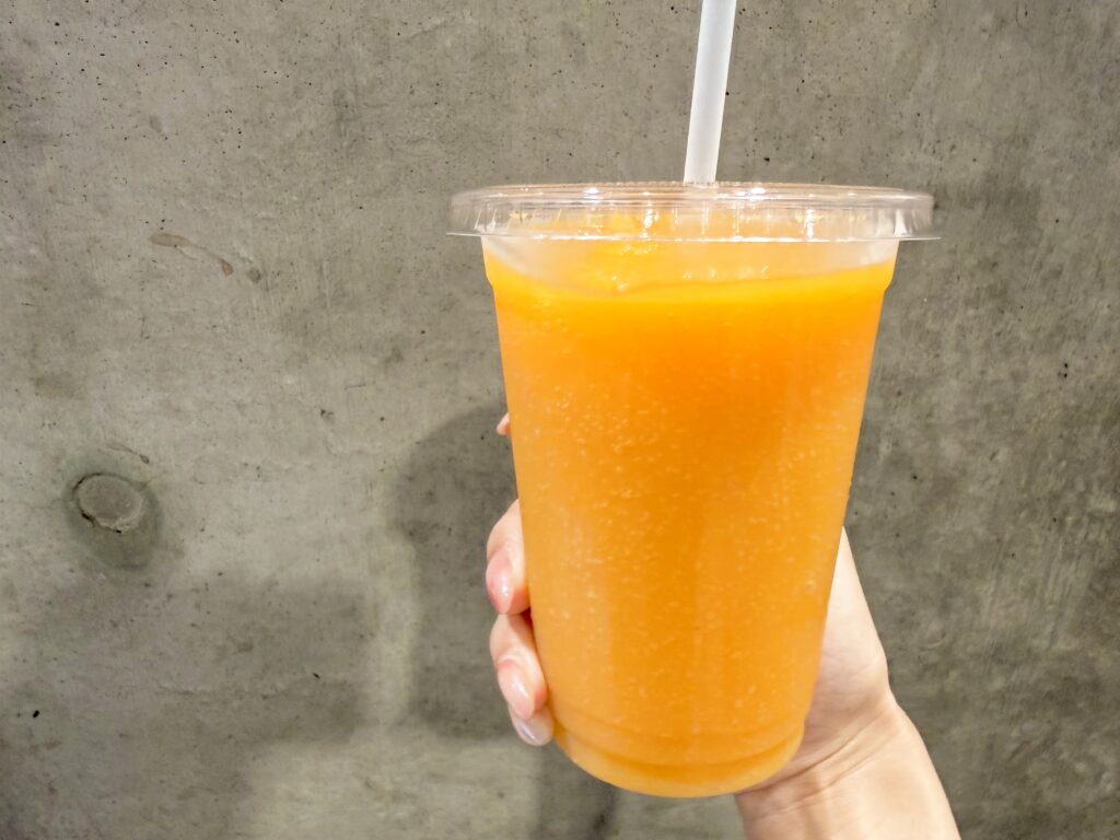 コストコフードコートのカンタロープメロンスムージー