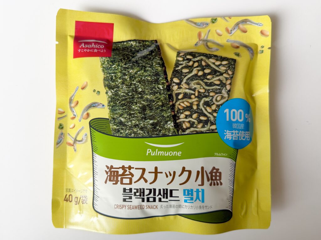 韓国産海苔を使用したコストコの海苔スナック小魚